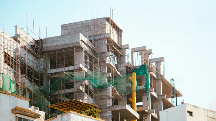 A building under construction